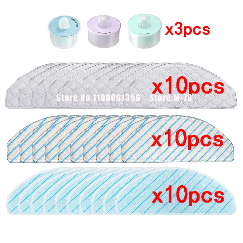 For ECOVACS Deebot T9 AIVI Robot Vacuum Cleaner Main Side Brush Dust Bags Hepa Filter Mop Cloth Capsule Air Freshener Kits Parts
