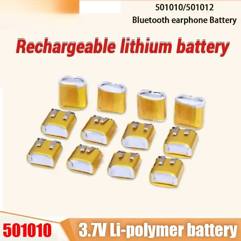 5-100pcs Rechargeable Polymer Lithium Batteries 501010 50101