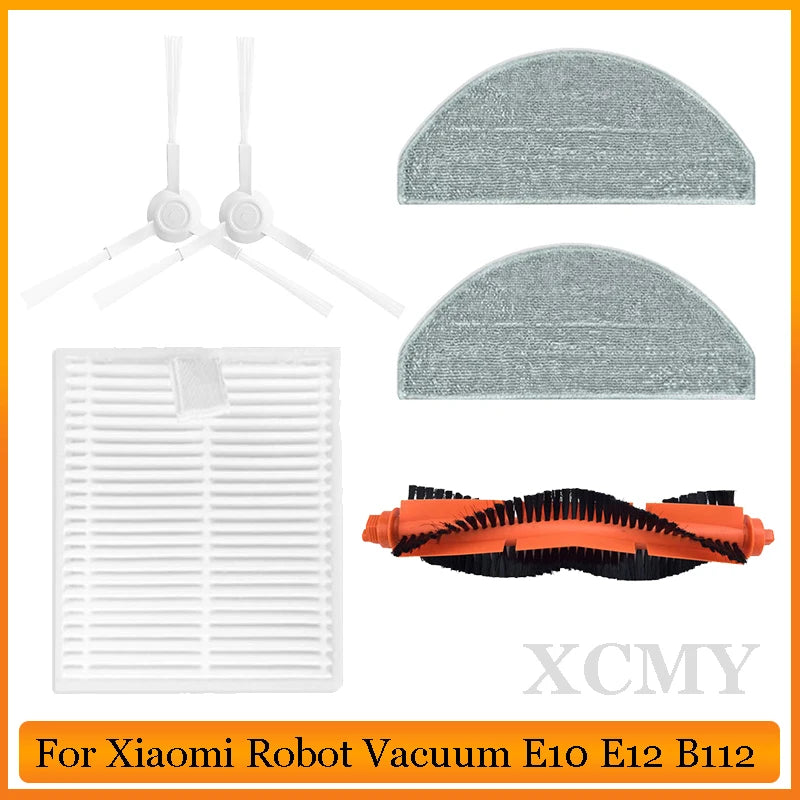 Main Brush Side Brush Mop Cloth HEPA Filter For Xiaomi E10 B