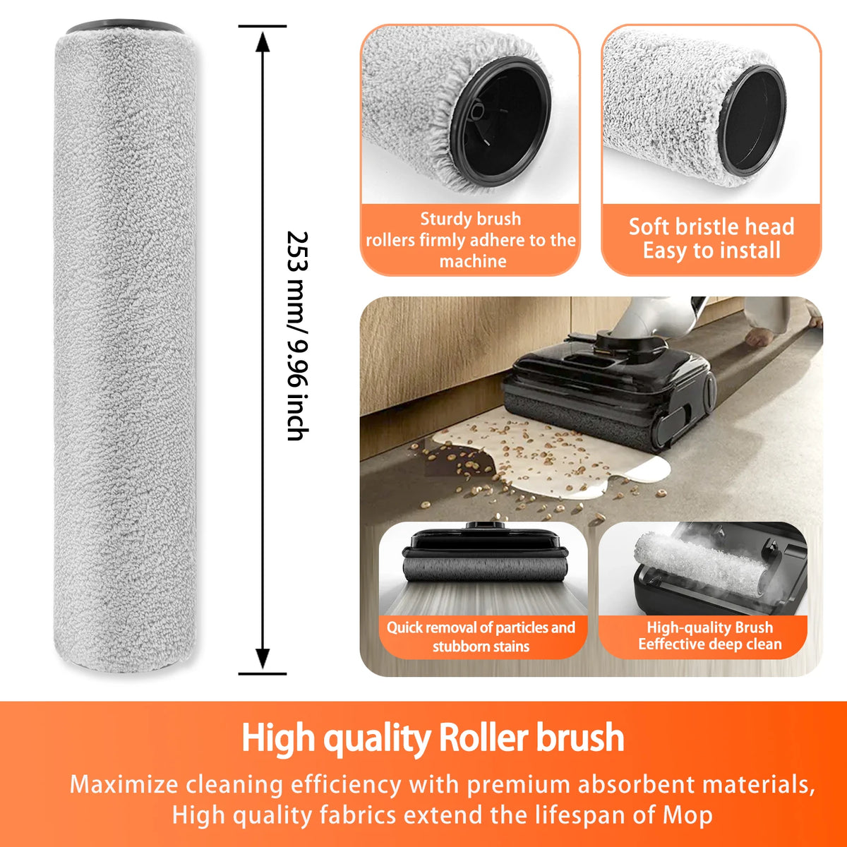 For Xiaomi Truclean W30 Pro/E303HW Wet Dry Vacuum Cleaner Ro
