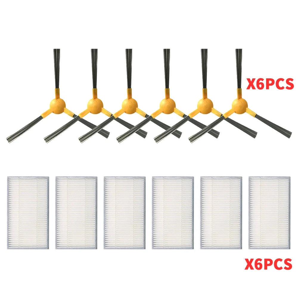 Roller Side Brush HEPA Filter Mop S Set For Liectroux C30B /Proscenic 800T 820S 820T 830T Robot Vacuum Cleaner Parts