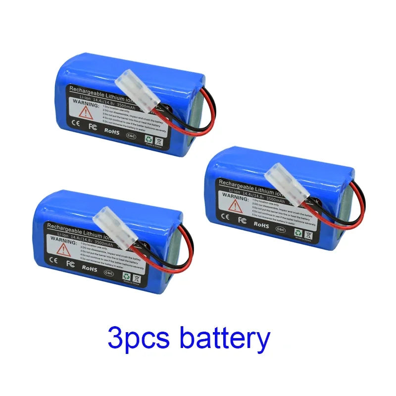Original 14.8V 3500mAh RS-RT900866 Li-ion Battery For Rowenta Tefal Explorer Serie 20 40 60 Robot Vacuum Cleaner Battery