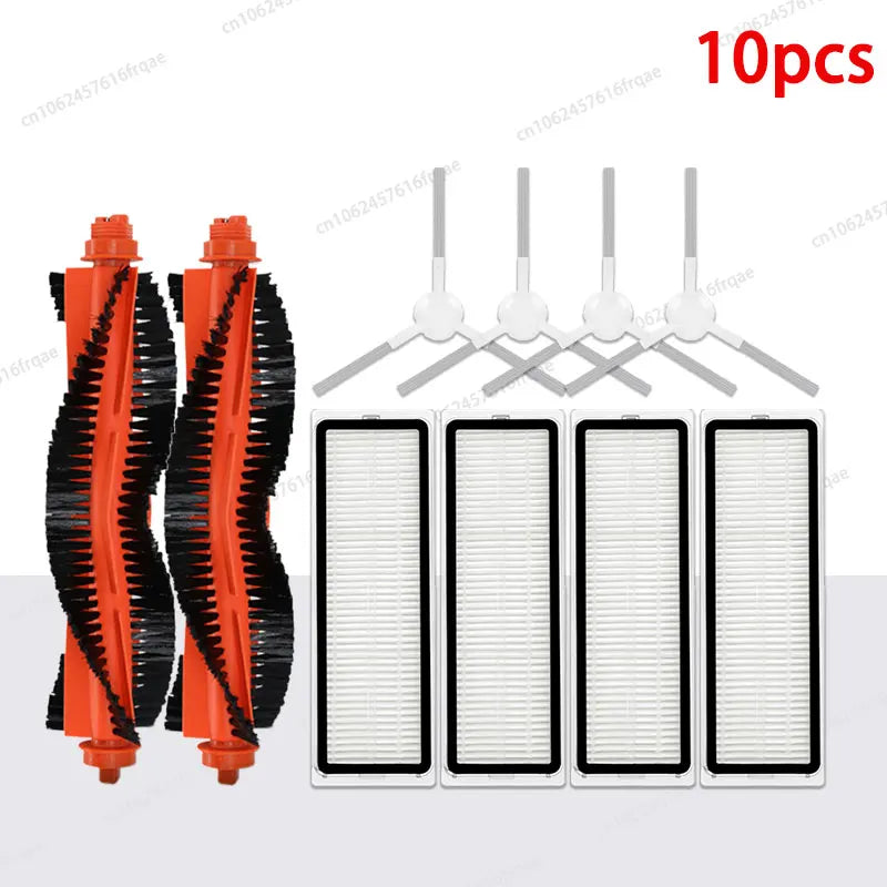 For Xiaomi Robot Vacuum S40C / E101 Accessories Main Side Brush Mop Cloth HEPA Filter Replacement Spare Parts