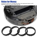 4PCS Robot Tire Rim Vacuum Robot Tires For Wheels Series 5/6