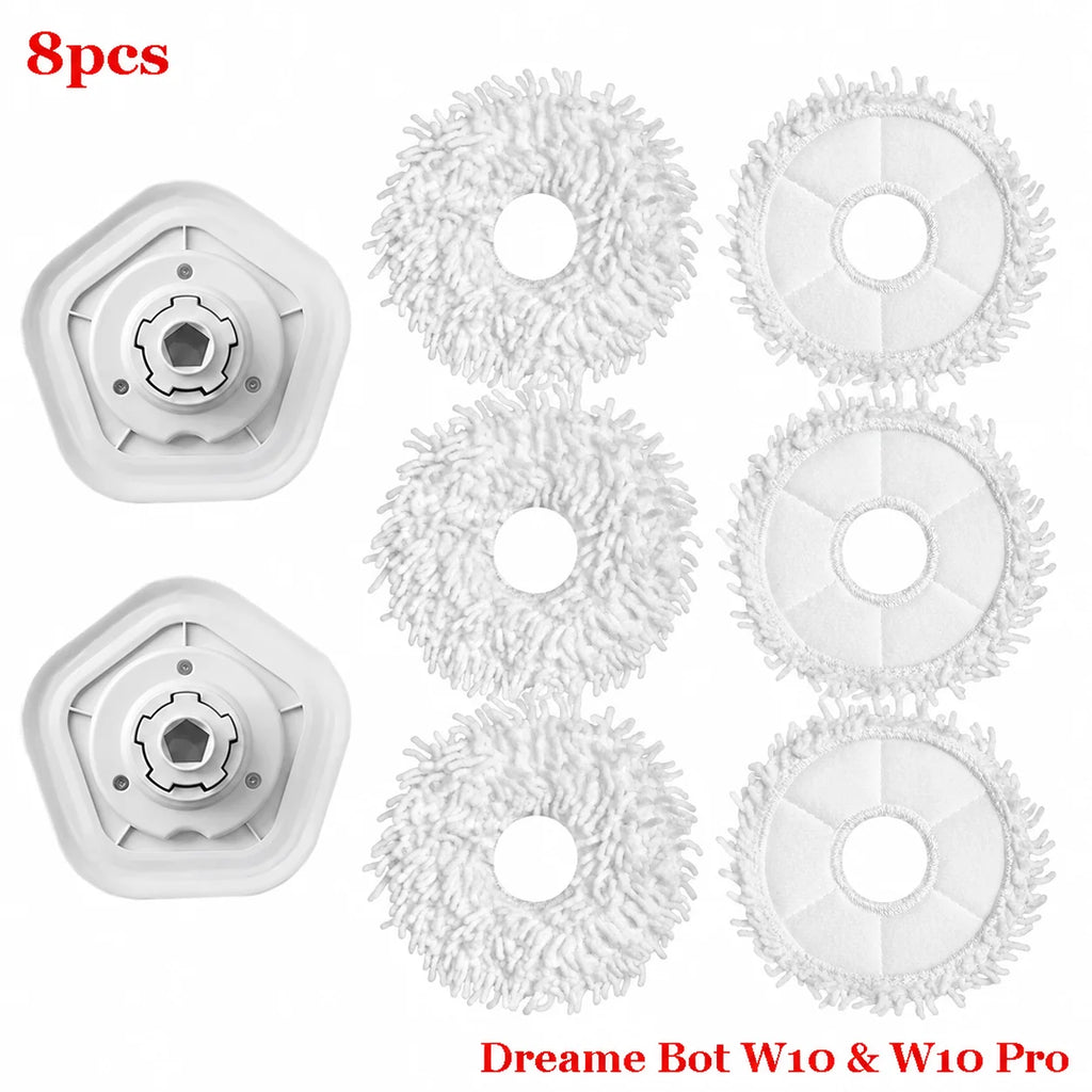 Mop Pad Spare Parts For XiaoMi Dreame Bot W10 & W10 Pro Self-Cleaning Robot Vacuum And Mop Accessories Vacuum Cleaner Mop Cloth
