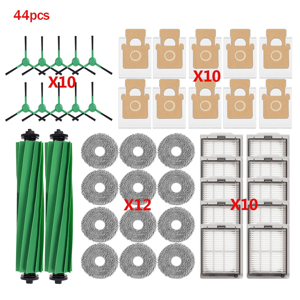 For IRobot Roomba Plus 505 Combo Plus 405 Combo Main Roller Brush Dust Bag Side Brush Mop Pads HEPA Filter Robot Vacuum Parts