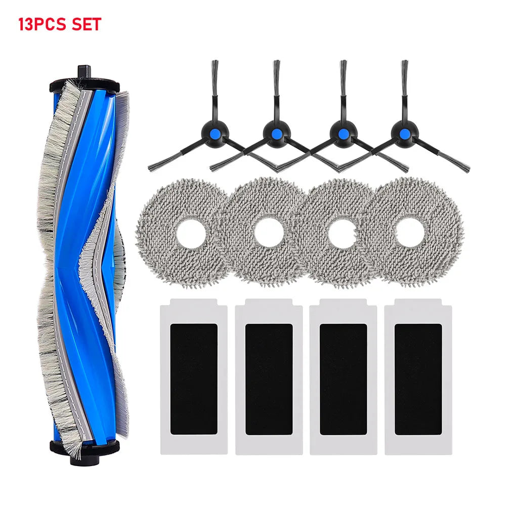 For Ecovacs Deebot T30 Pro Omni/T30 OMNI/YEEDI M12 Pro+/T30 MAX Vacuum Roller Side Brush Mop Cloth Filter Dust Bag Dust Box Part
